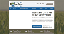Desktop Screenshot of beltoneyecare.com