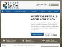 Tablet Screenshot of beltoneyecare.com